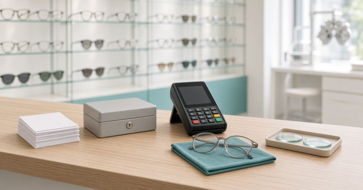 Optical Store Accounting Software: Cash Close, Insurance and Stock